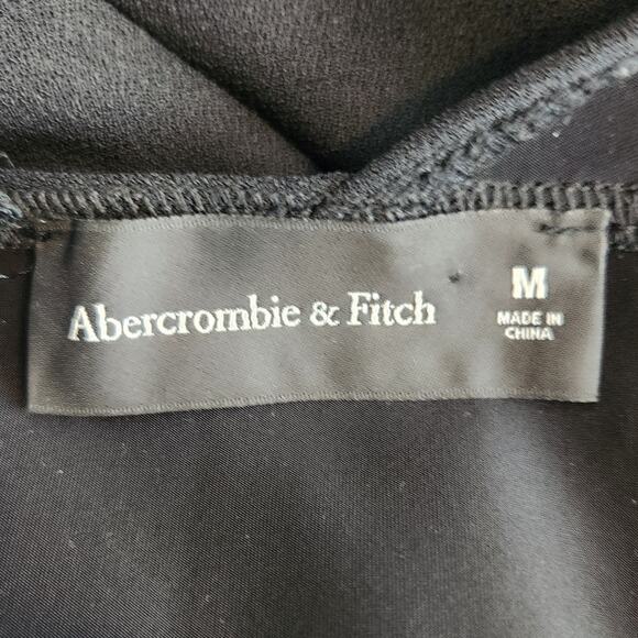 Abercrombie & Fitch Black Crisscross Halter Jumpsuit – Size M - Party Chic - Picture 3 of 7